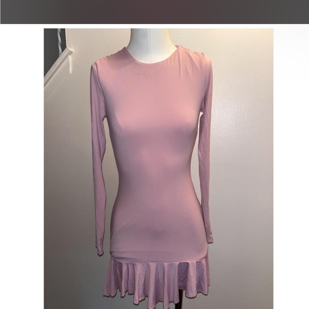 Forever 21 Blush Long Sleeve Dress